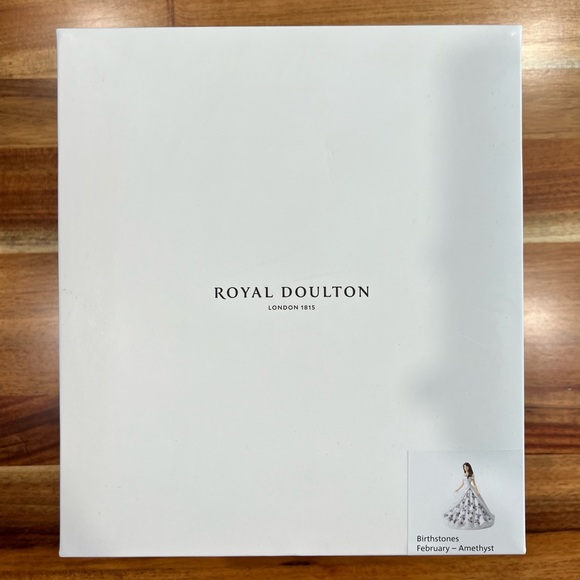 NWT Royal Doulton Birthstone Petite Figurine - February/Amethyst (HN5989) - Picture 6 of 8